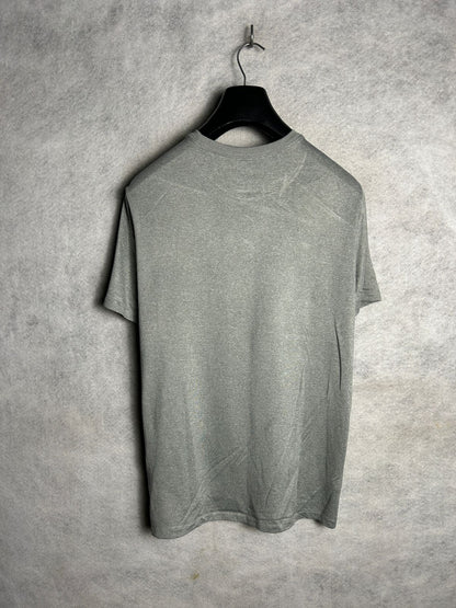 Nike Dri Fit Big Logo Grey Round Neck - Large