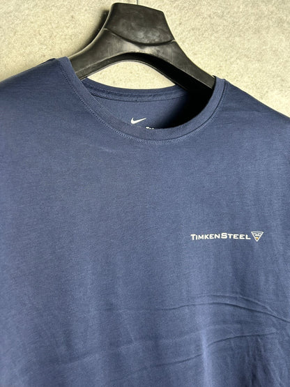 The Nike Tee Dri Fit Blue Round Neck - XL