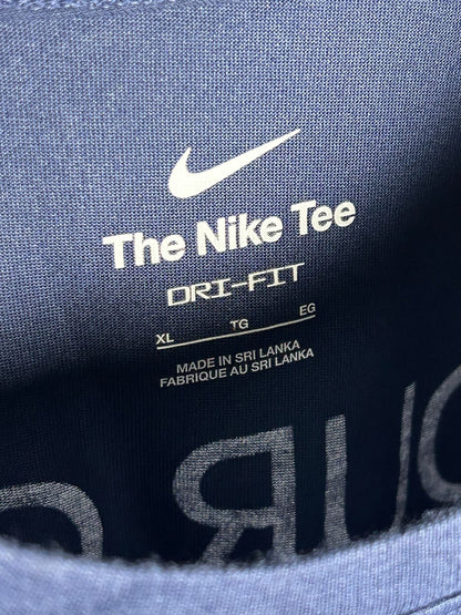 The Nike Tee Dri Fit Blue Round Neck - XL