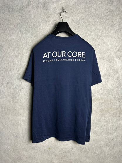The Nike Tee Dri Fit Blue Round Neck - XL