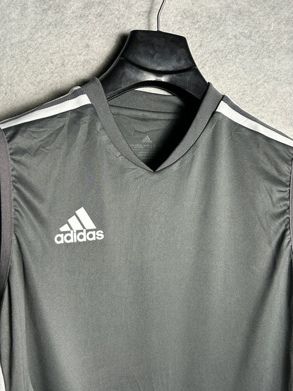 Adidas Grey V Neck - Medium