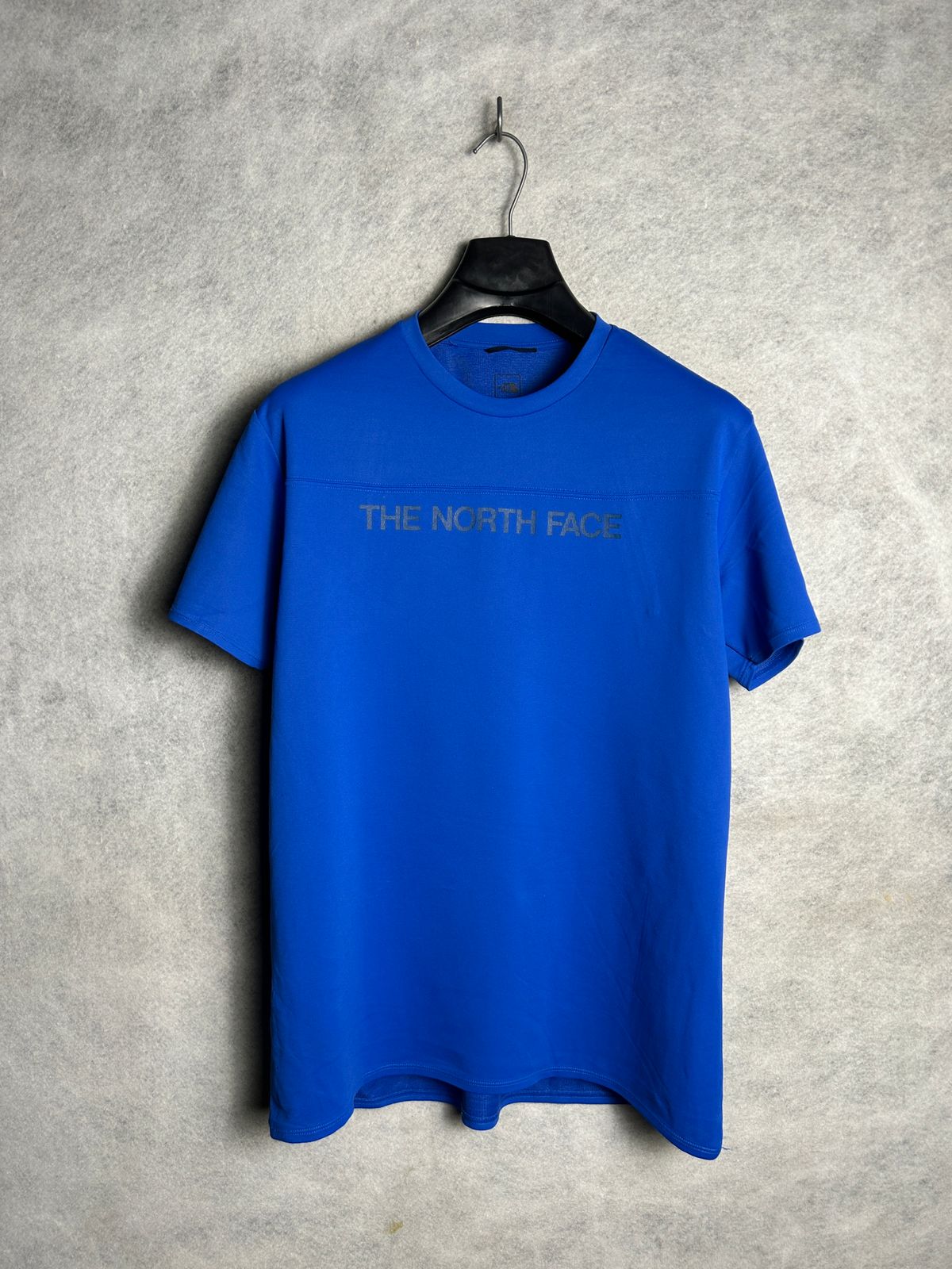 The North Face Big Logo Blue Round Neck - XL