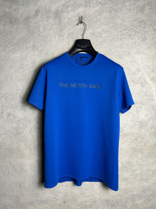 The North Face Big Logo Blue Round Neck - XL