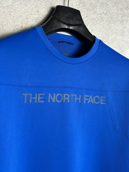 The North Face Big Logo Blue Round Neck - XL