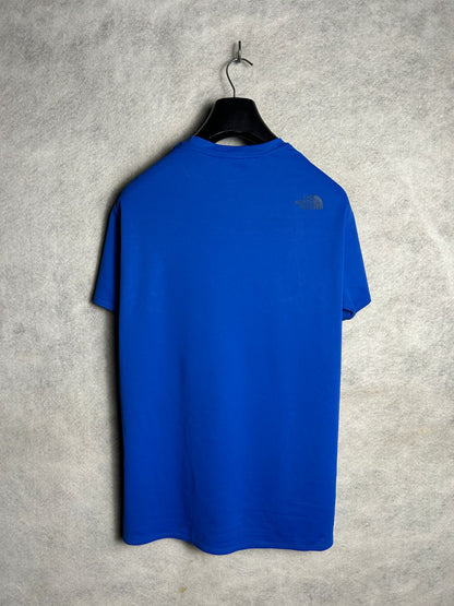 The North Face Big Logo Blue Round Neck - XL