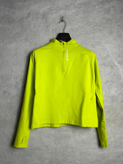 Reebok Neon Half Zip Full Sleeves - Large