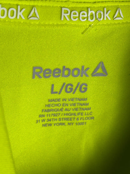 Reebok Neon Half Zip Full Sleeves - Large