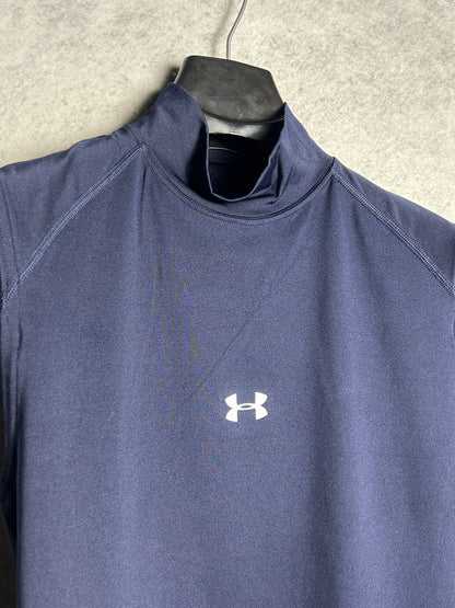 Under Armour Blue Mock Neck - LG