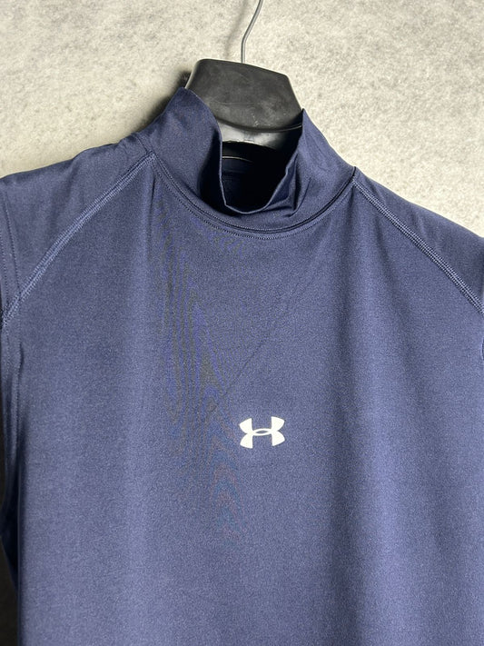 Under Armour Blue Mock Neck - LG