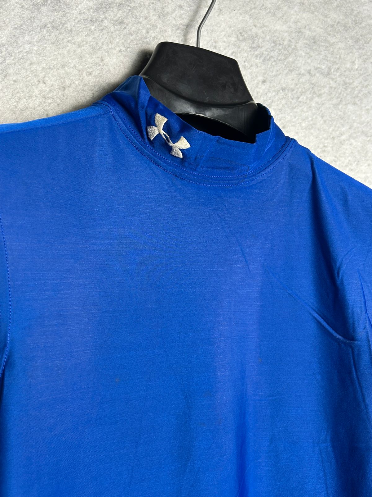 Under Armour Blue Mock Neck - Large