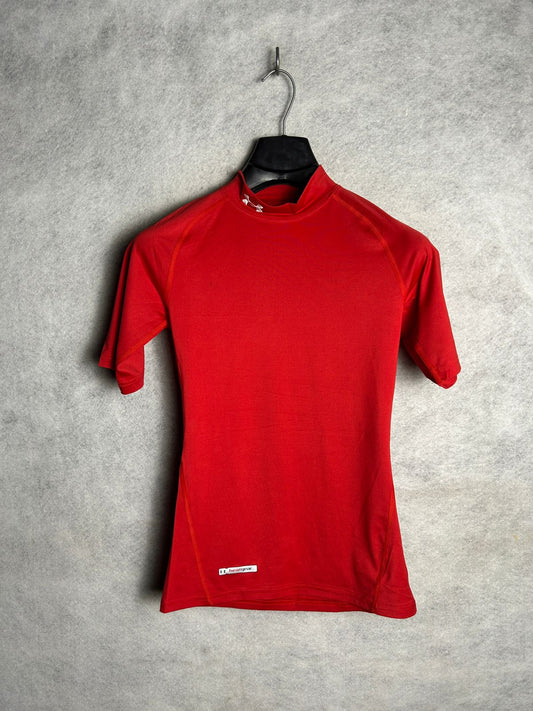 Under Armour Red Mock Neck - Medium