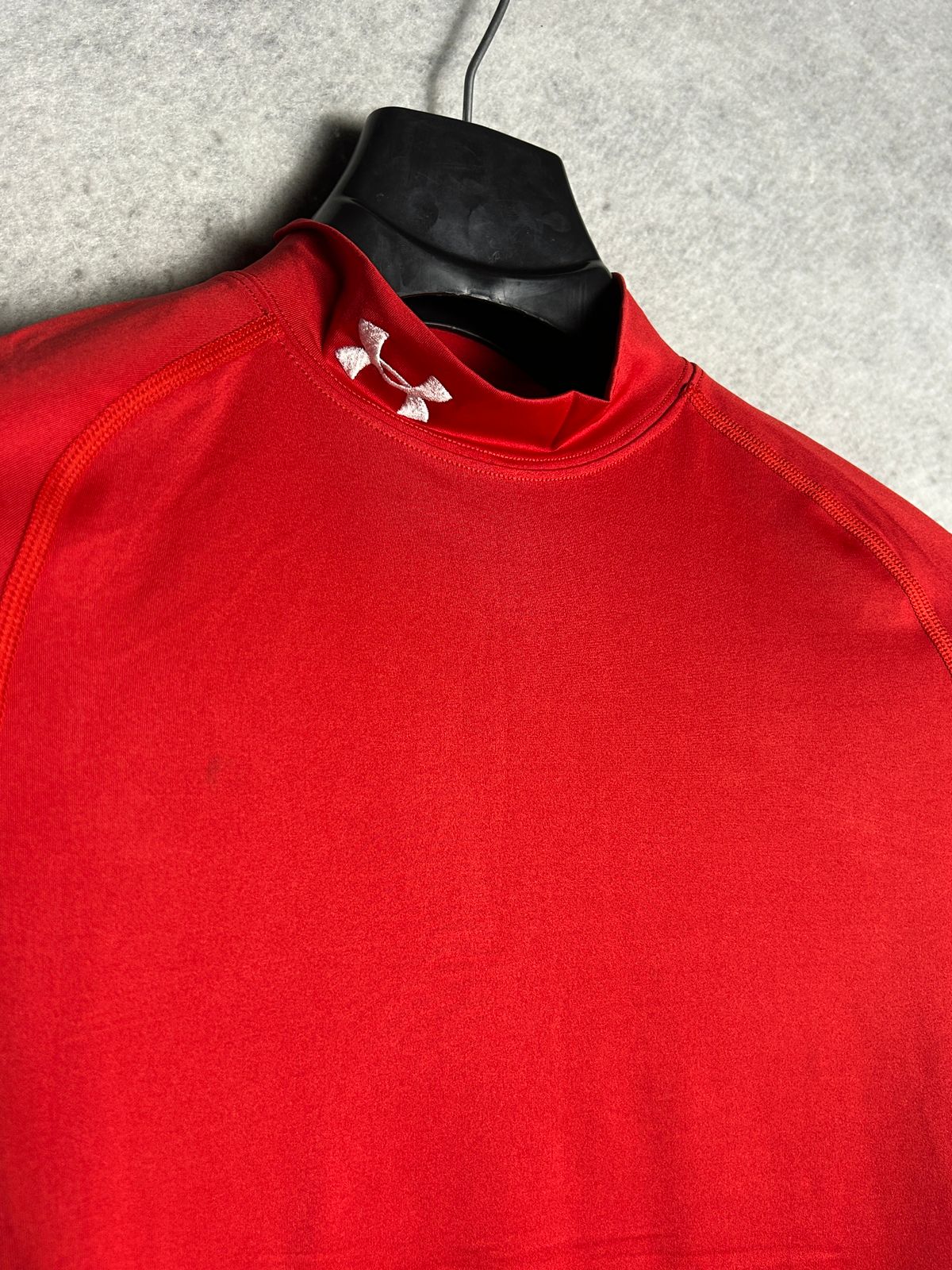 Under Armour Red Mock Neck - Medium