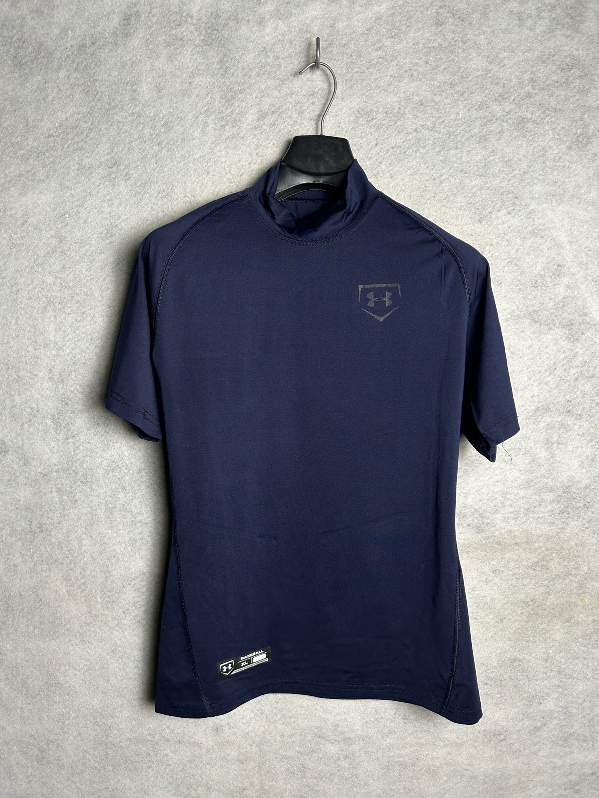 Under Armour Blue Mock Neck - XL