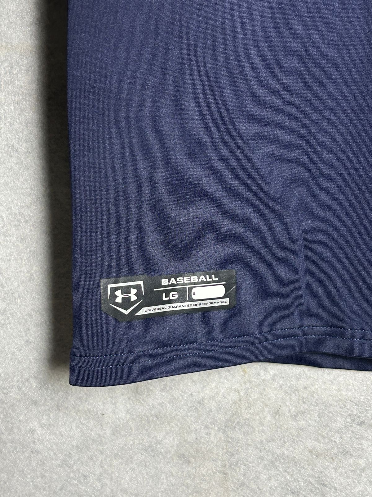 Under Armour Blue Mock Neck Full Sleeves - LG