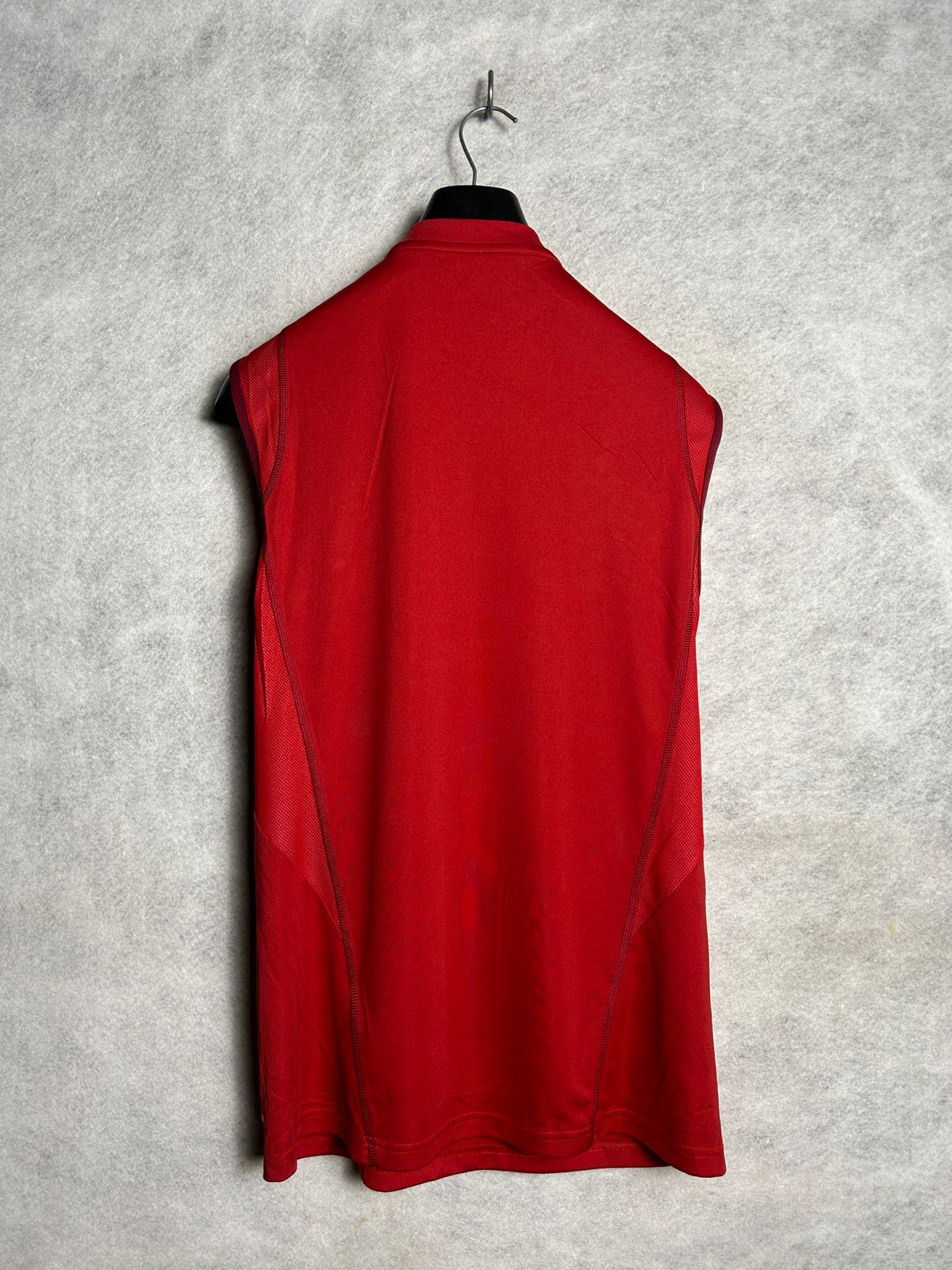 Adidas Red Slim Fit V Neck - Large