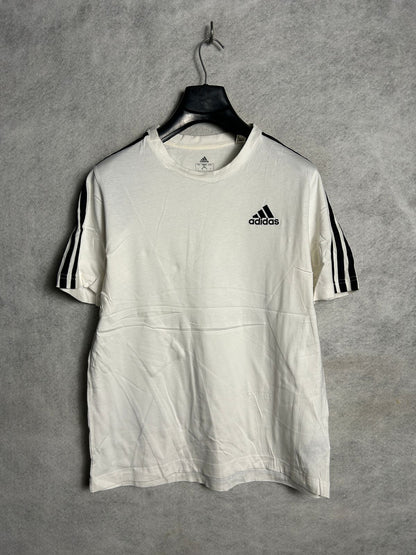 Adidas White Round Neck - Large