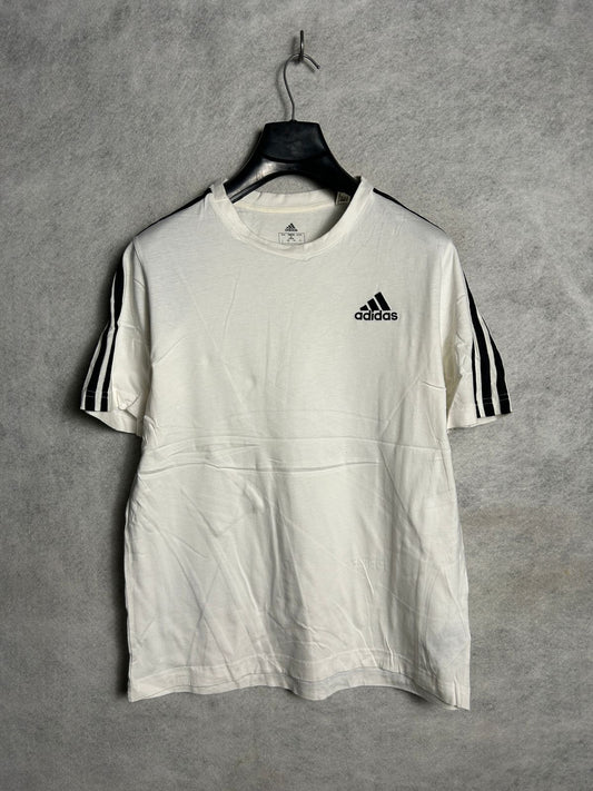 Adidas White Round Neck - Large