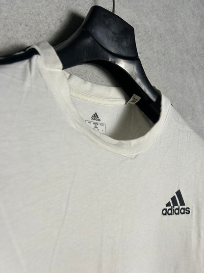 Adidas White Round Neck - Large