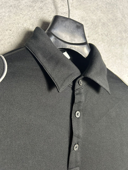 Adidas Golf Black Full Sleeves Polo - L/G