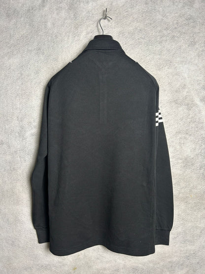 Adidas Golf Black Full Sleeves Polo - L/G