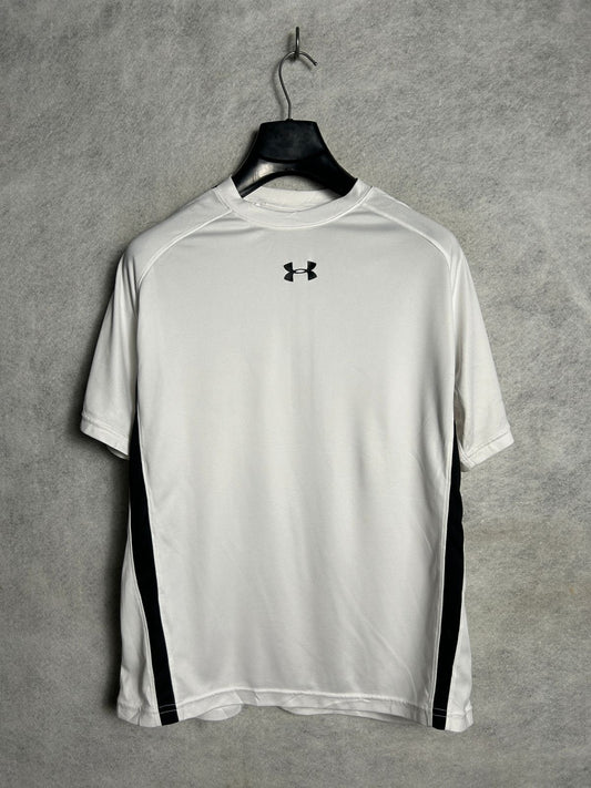 Under Armour White Round Neck - Medium