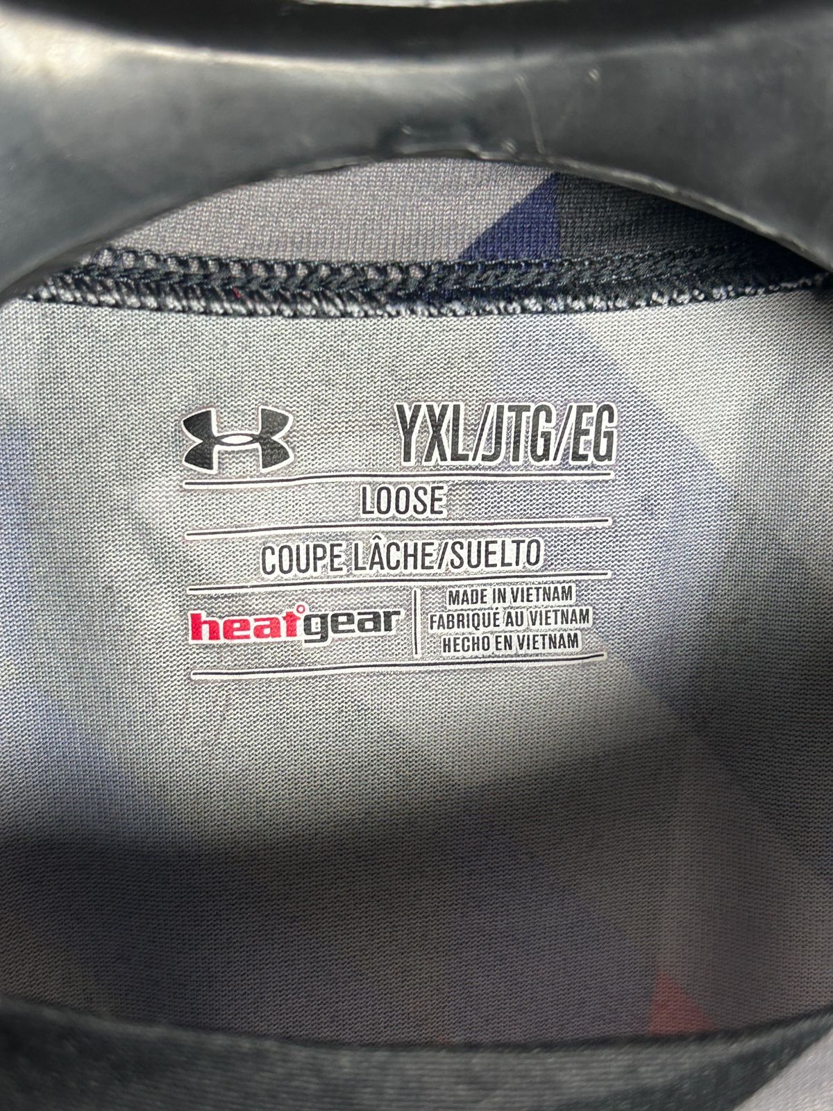 Under Armour Heat Gear Big Logo Full Sleeves Round Neck - YXL