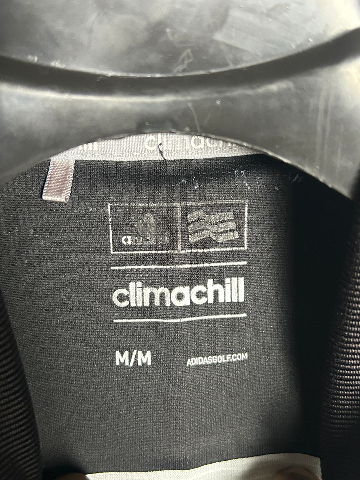 Adidas Climachill Black Polo - Medium