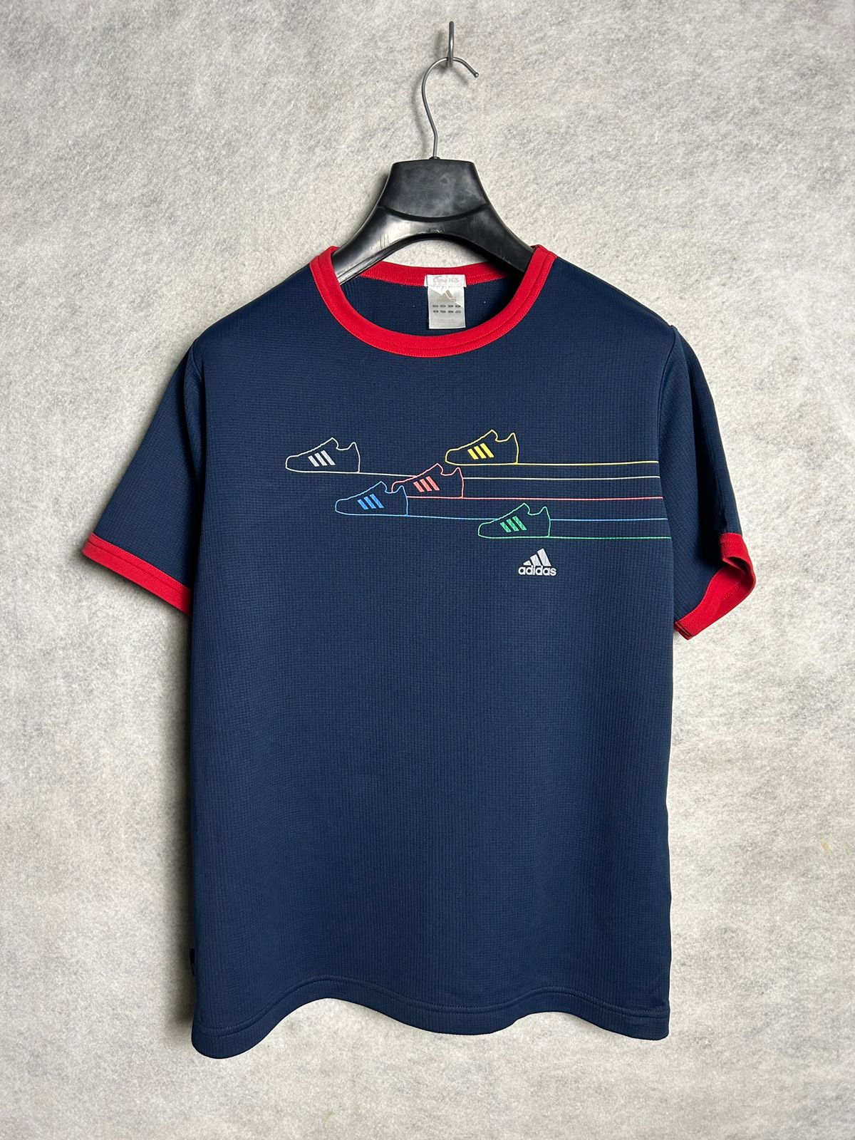 Adidas Climalite Clima365 Blue Round Neck - Small