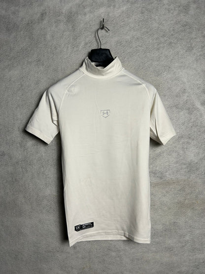Under Armour Mock Neck White - Medium