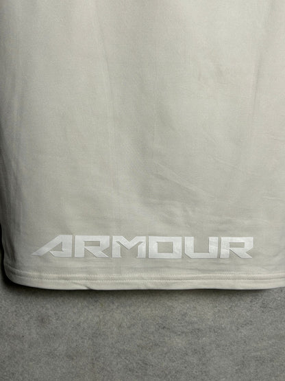 Under Armour Mock Neck White - Medium