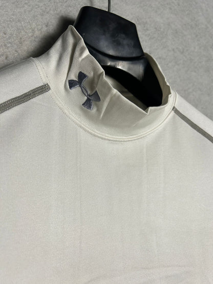 Under Armour Mock Neck White - Medium