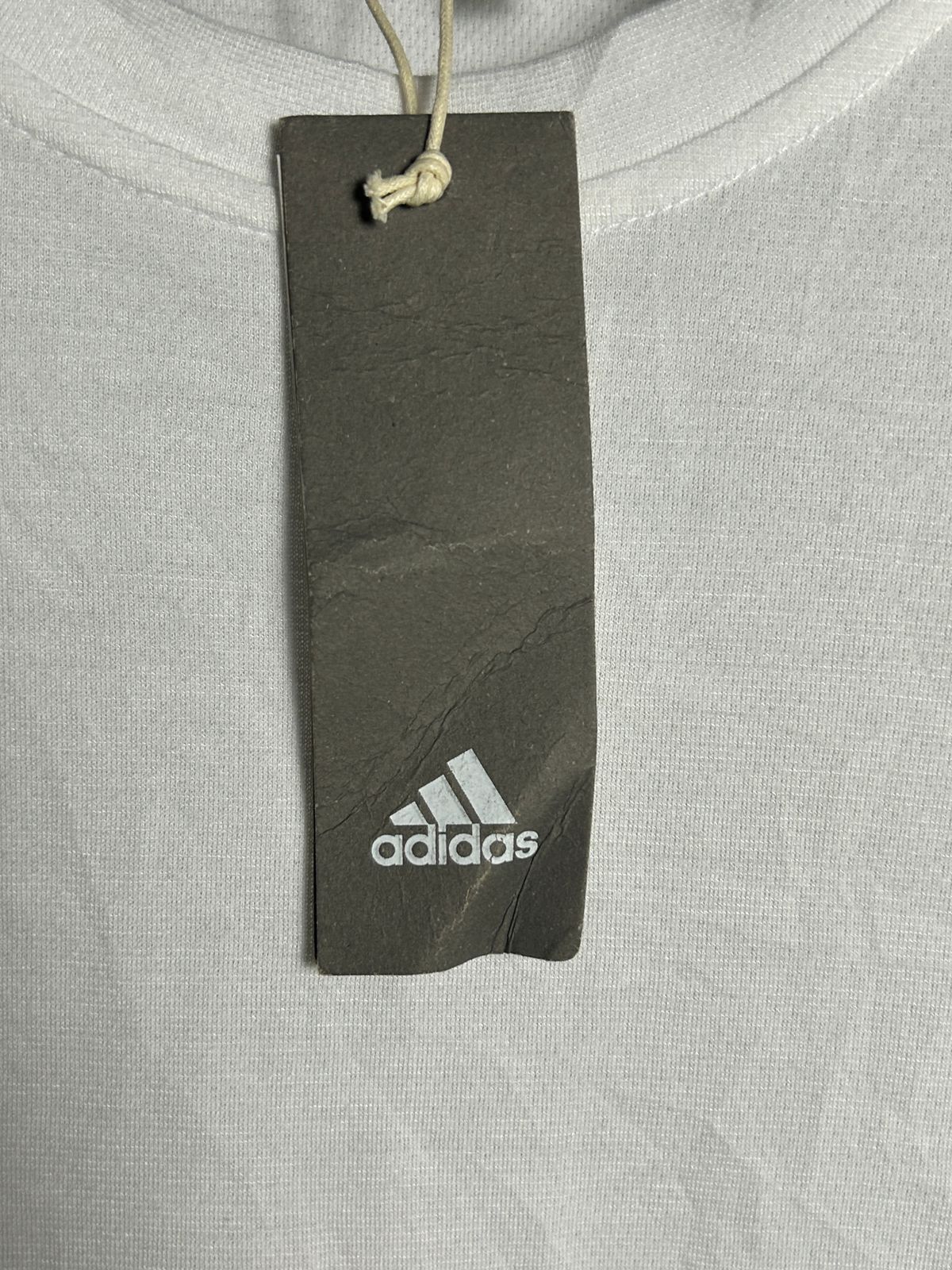 Adidas White Round Neck - Large