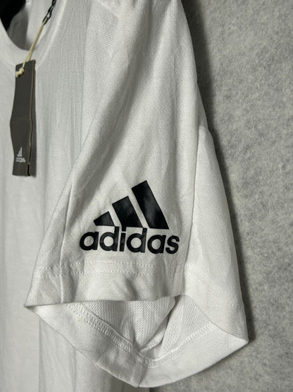 Adidas White Round Neck - Large