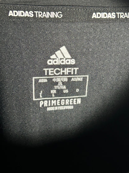 Adidas Techfit Black Full Sleeves Round Neck - Large