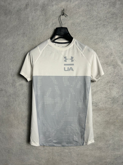 Under Armour The MK 1 Tee White Round Neck - Small