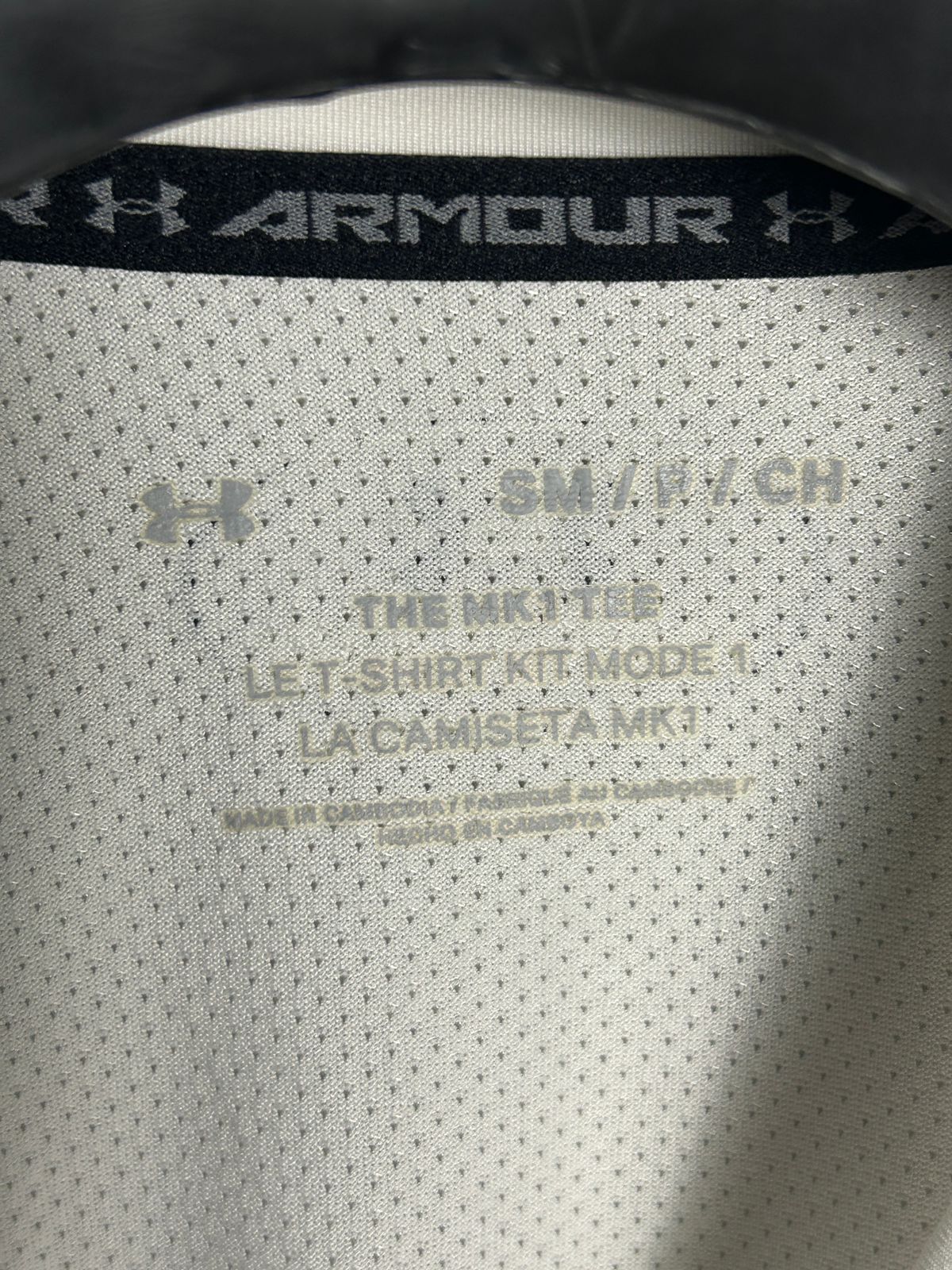 Under Armour The MK 1 Tee White Round Neck - Small