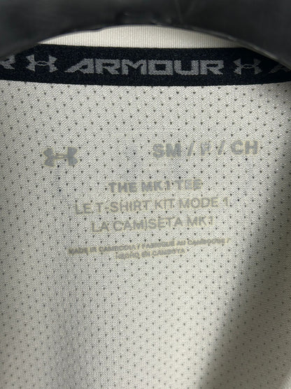 Under Armour The MK 1 Tee White Round Neck - Small