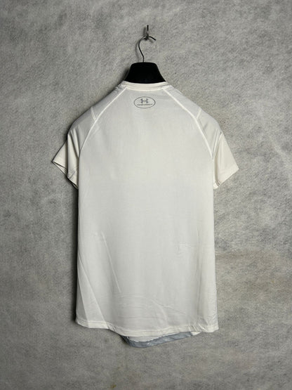 Under Armour The MK 1 Tee White Round Neck - Small