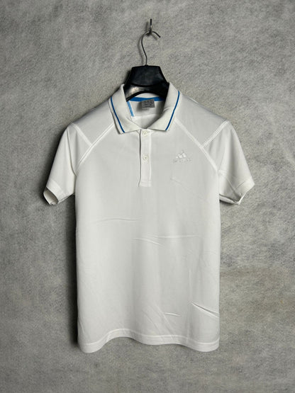 Adidas White Polo - Small