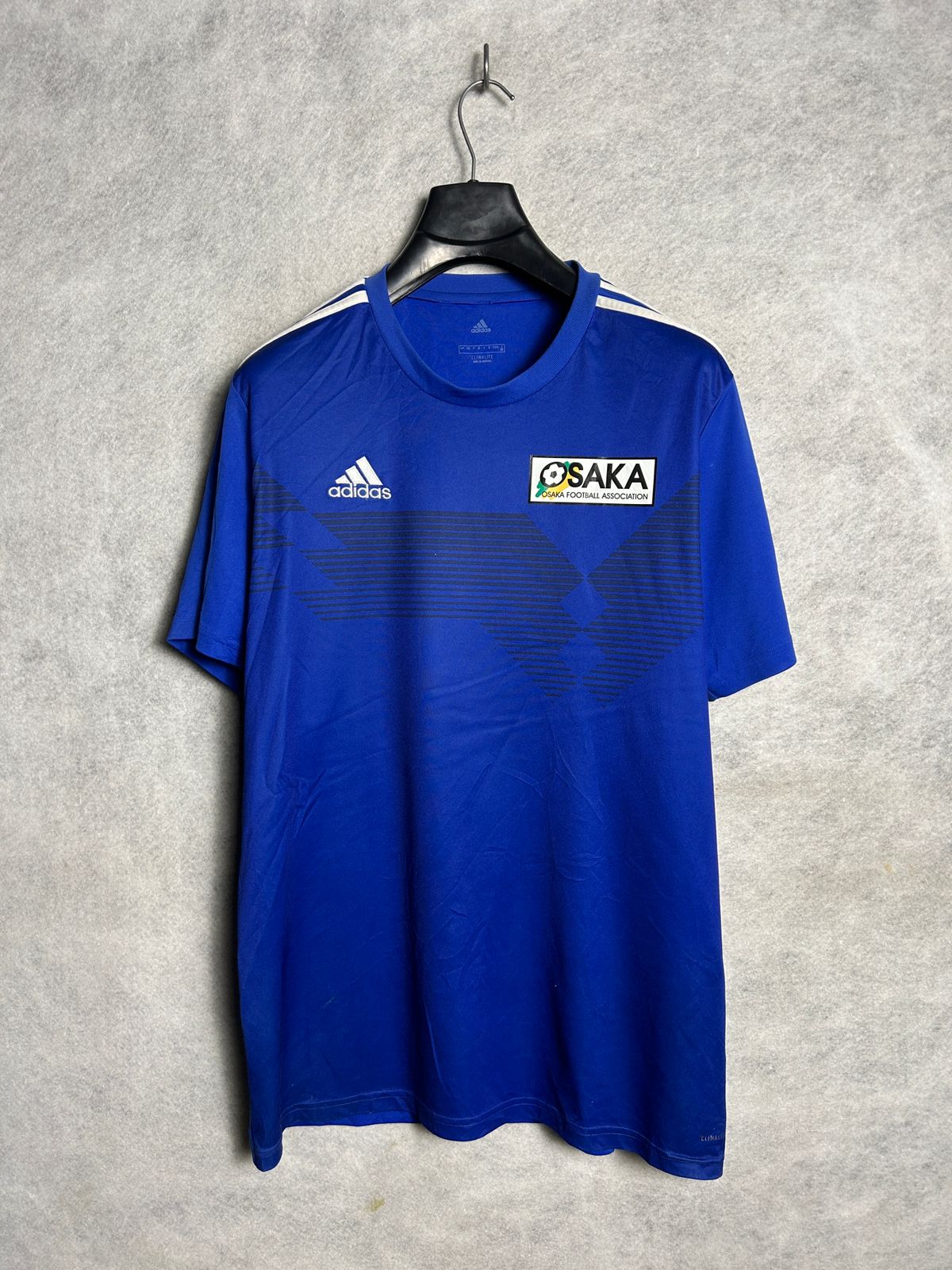 Adidas Climalite Saga Blue Round Neck - XO