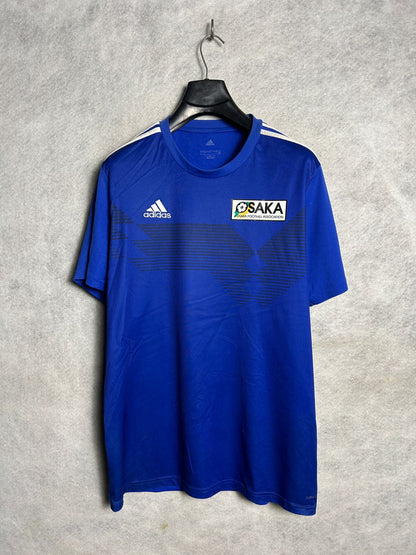Adidas Climalite Saga Blue Round Neck - XO