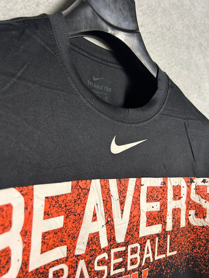 The Nike Tee Beavers Big Logo Dri Fit Round Neck - Large