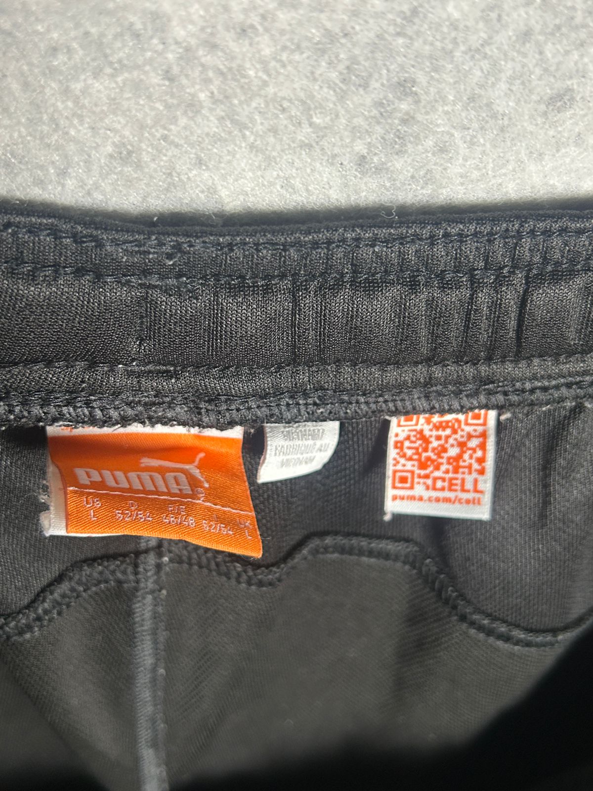 Puma Black With Orange Line - Large