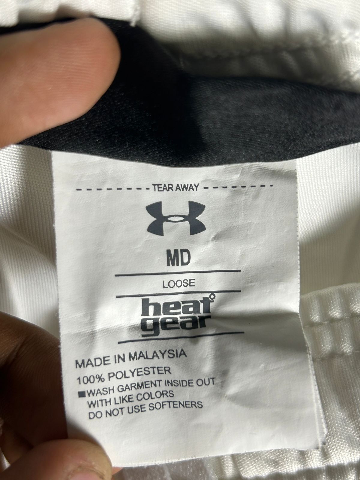 Under Armour Heat Gear White - Medium