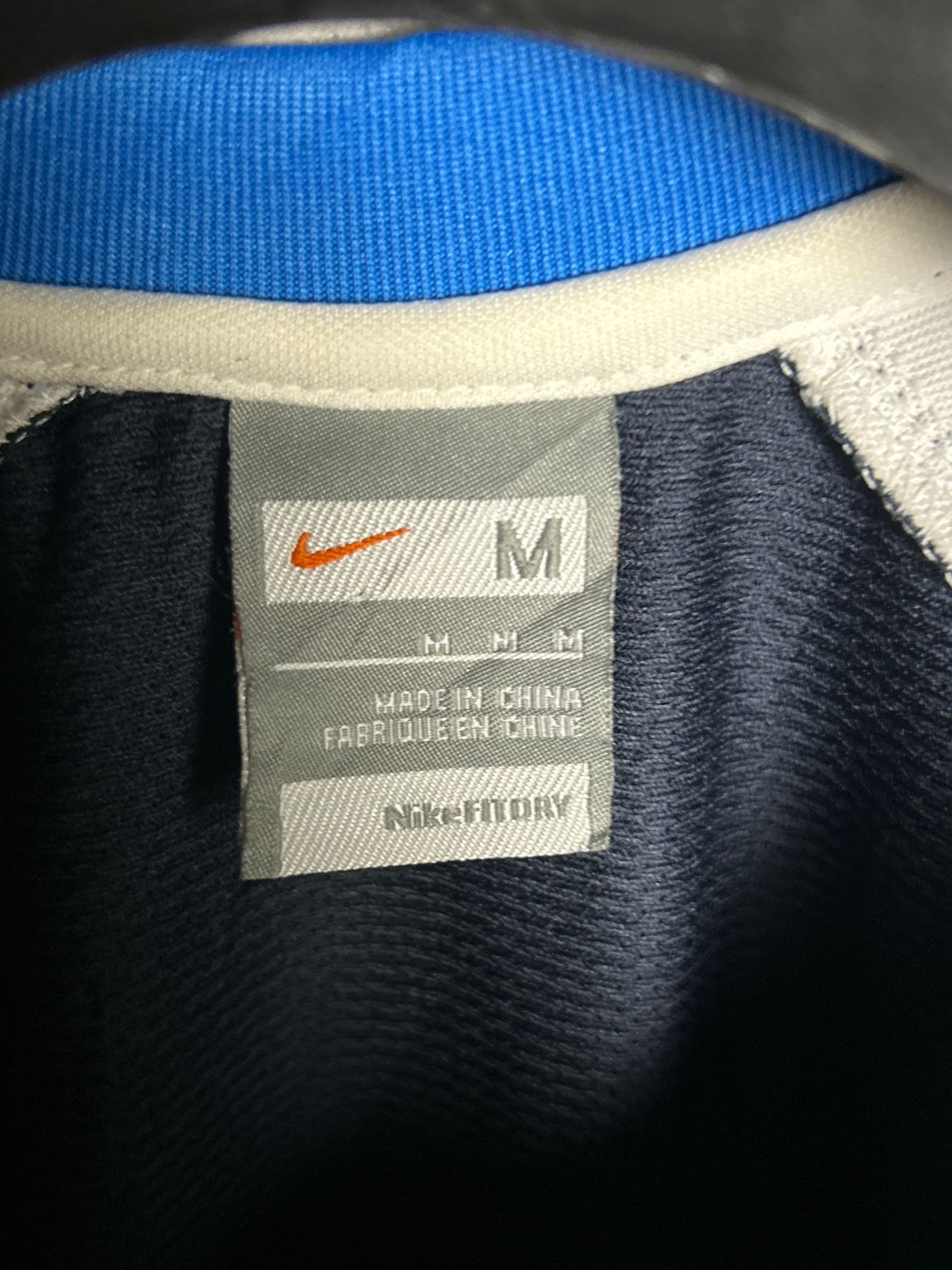 Nike Fit Dry Blue Round Neck - Medium