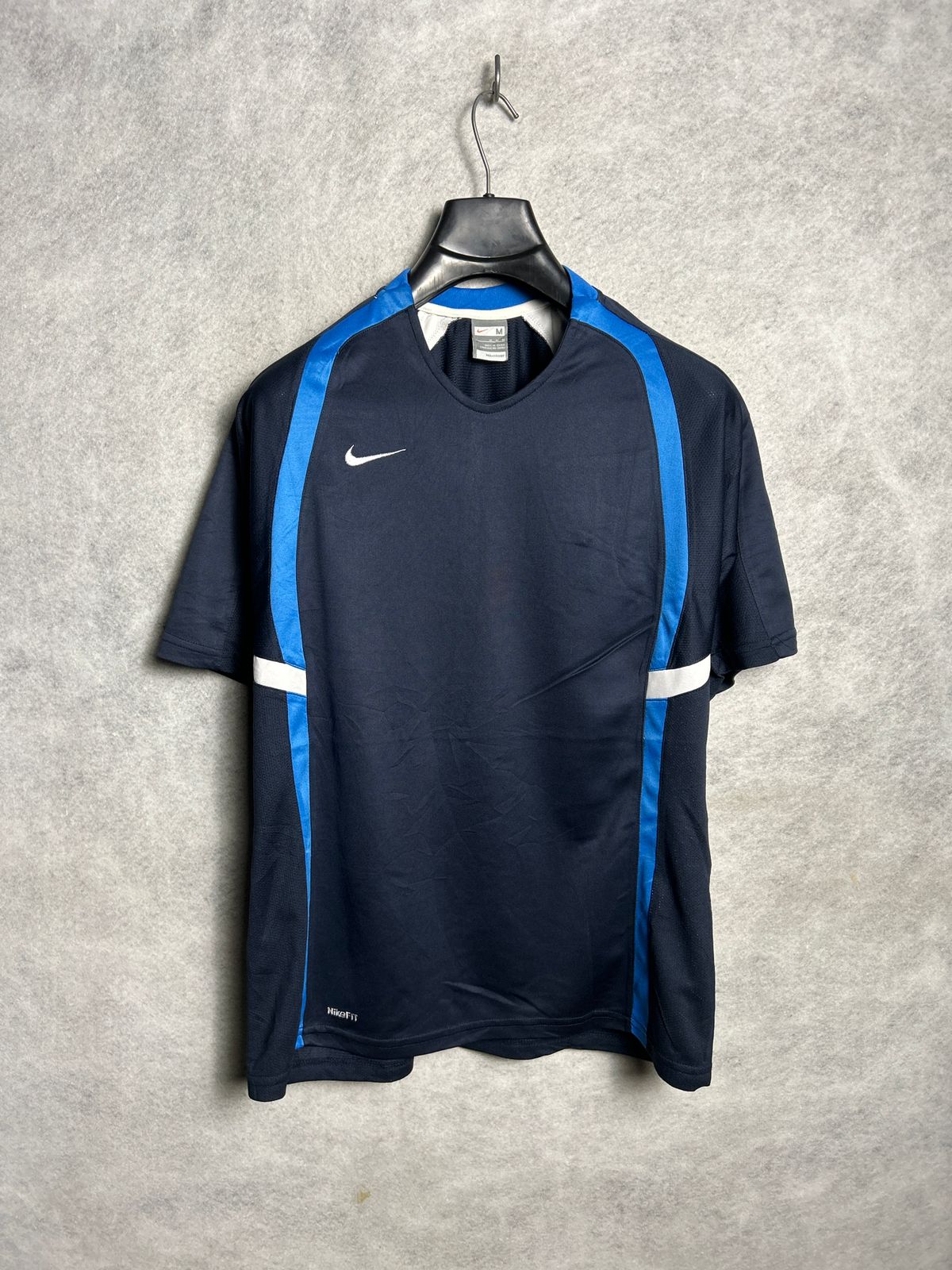 Nike Fit Dry Blue Round Neck - Medium