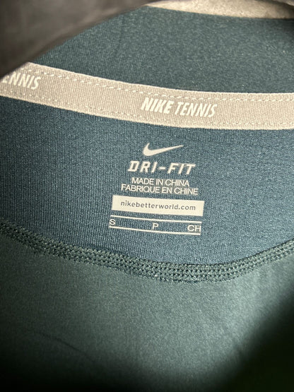 Nike Dri Fit Green Round Neck - Small