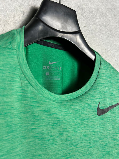 Nike Dri Fit Light Green Round Neck - Small
