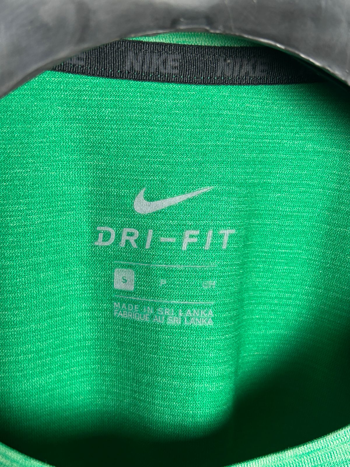Nike Dri Fit Light Green Round Neck - Small