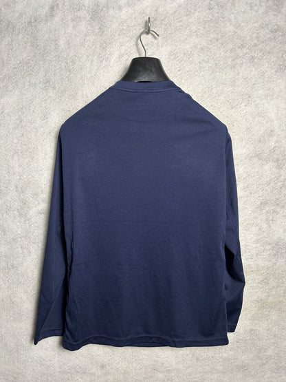 Adidas Blue Round Neck Full Sleeves - Medium